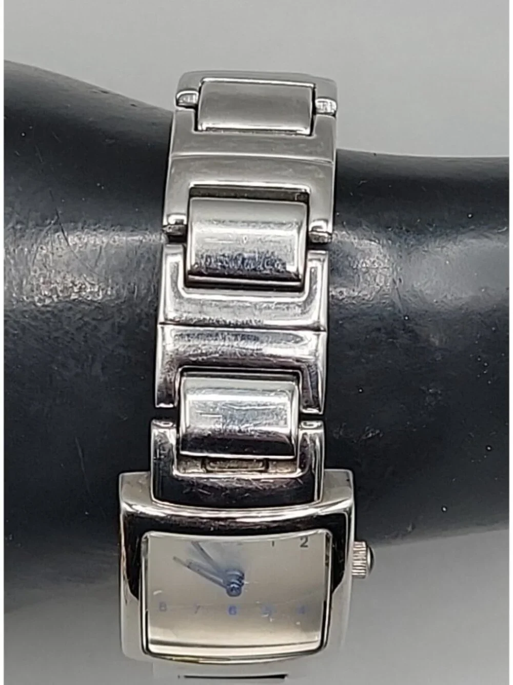 Vintage Android USA OKO Designs Square Silver Tone Women's Watch 22mm 6.5